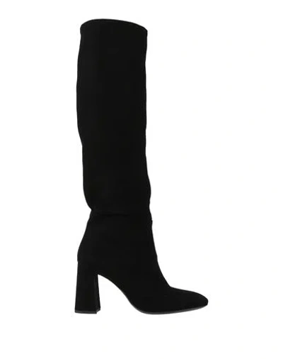 Guglielmo Rotta Woman Boot Black Size 8 Leather