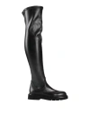 Guglielmo Rotta Woman Boot Black Size 8 Leather In Black