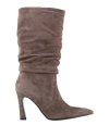 Guglielmo Rotta Woman Boot Lead Size 6.5 Leather In Grey