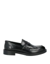 Guglielmo Rotta Woman Loafers Black Size 8 Leather