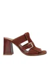 Guglielmo Rotta Sandals In Camel