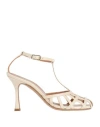 Guglielmo Rotta Woman Sandals Ivory Size 6 Leather In White