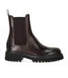 Guglielmo Rotta Worms Chocolate Chelsea Boot In Animal Print