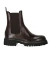 Guglielmo Rotta Worms Chocolate Chelsea Boot In Brown