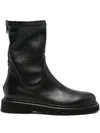 Guglielmo Rotta Zip-fastening Leather Boots In Black