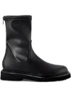 Guglielmo Rotta Zip-fastening Leather Boots In Black