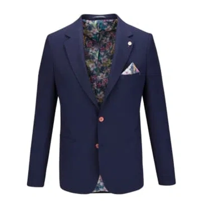 Guide London Modern Cut Jacket In Blue