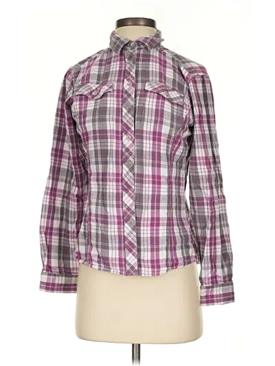 Pre-owned Guide Series Long Sleeve Button Down Shirt In Purple
