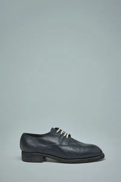 Guidi 112 Horse Full Grain Lined Vintage Ball Derby In Black