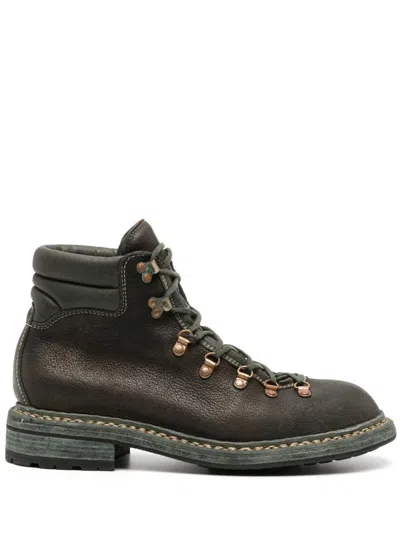 Guidi 19 Leather Boots In Brown