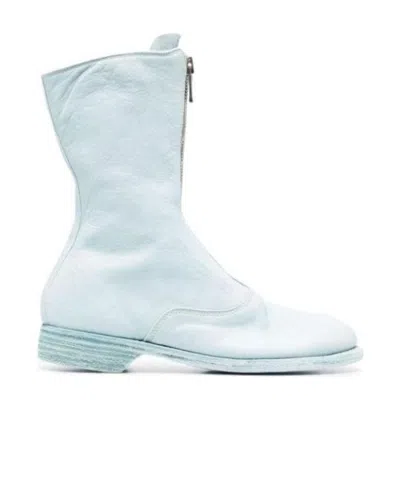 Guidi 310 Front Zipper Boots In Green