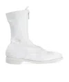 Guidi Round-headed Casual Boots In White