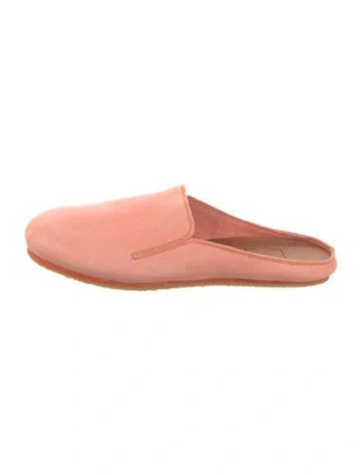 Pre-owned Guidi 4891p Leather Mules In Pink