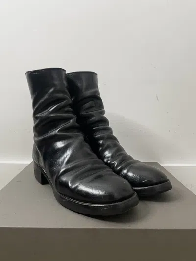 Pre-owned Guidi 788z Backzip Shoes In Black