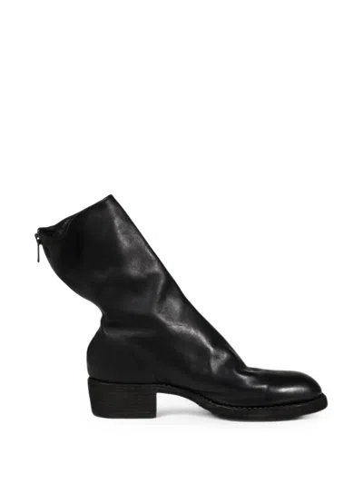 Guidi 788z Double-sole Leather Boots In Black