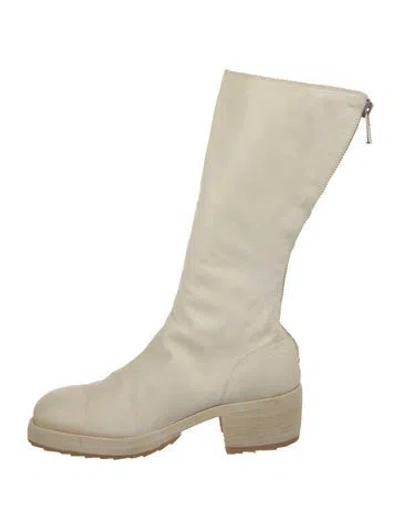Pre-owned Guidi 789z Leather Boots In Neutral