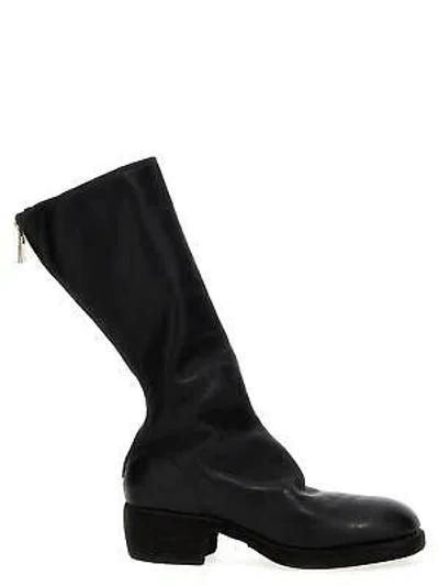 Pre-owned Guidi '789zx' Ankle Boots In Black