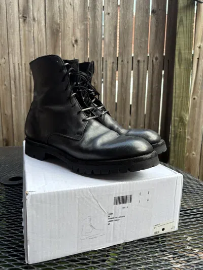 Pre-owned Guidi 795v Shoes In Black