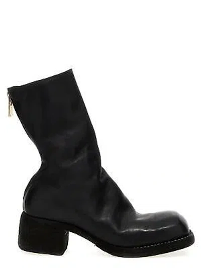 Pre-owned Guidi '9088' Ankle Boots In Black