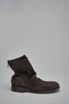 Guidi 986x Baby Buffalo Reverse Back Zip Boot In Brown