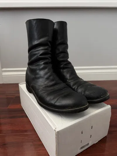 Pre-owned Guidi 988 Size 43 Shoes In Black