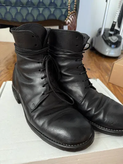 Pre-owned Guidi 995 Shoes In Black