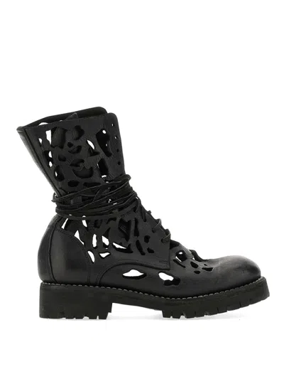 GUIDI BOTAS - ANKLE BOOT WITH CUT OUT