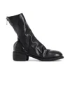 Guidi Back-zipper Boots In Black