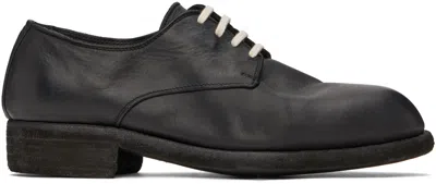 Guidi Black 112 Derbys In Blkt