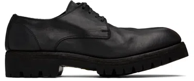 Guidi Black 792v Leather Derbys