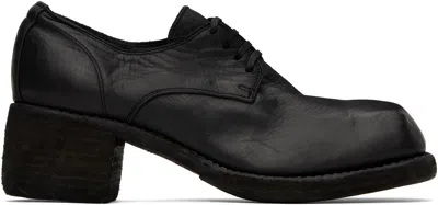 Guidi Black 9082 Derbys In Blkt