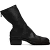 Guidi Back Zip Boots In Black