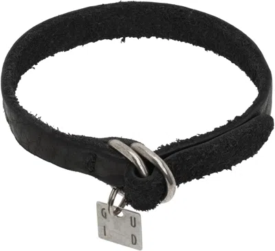 Guidi Black Belt Bracelet In Blkt