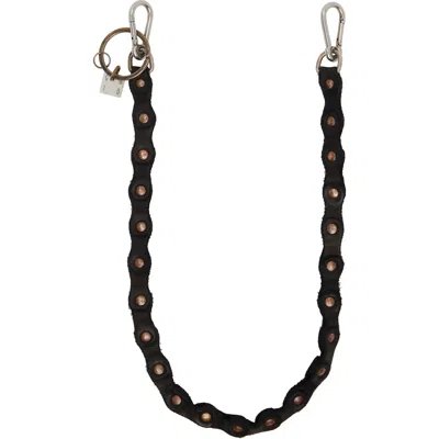Guidi Black Hb03 Keychain In Multi
