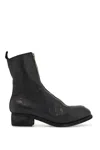 Guidi Black Horse And Calf Leather Boots With Side Zip