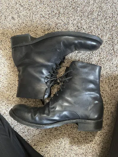 Pre-owned Guidi Black Horse Leather  995 - Size 44 Shoes