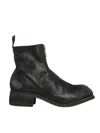 Guidi Women's Boots With Front Zip In Black