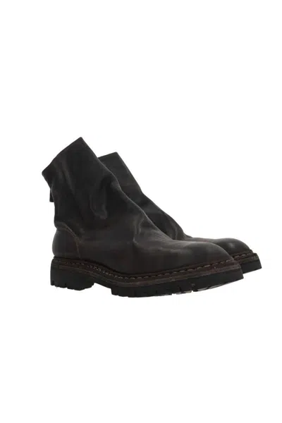 Guidi Stiefel Mit Runder Kappe In Brown