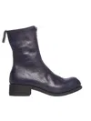 Guidi Pl2 Front Zipped Boots In Metallics