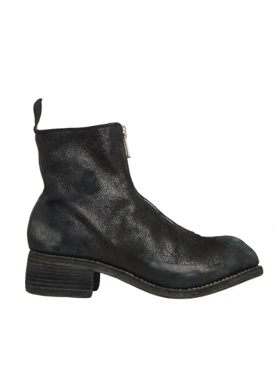 GUIDI GUIDI BOOTS WITH FRONT ZIP