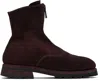 Guidi Burgundy 210wv Boots In Black