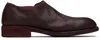 Guidi 990e Slip-on Loafers In Burgundy