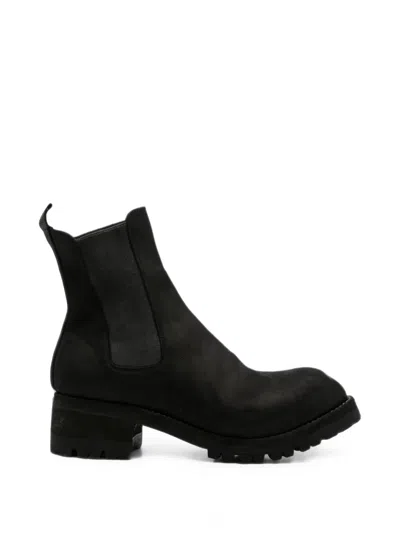 Guidi Chunky-sole Chelsea Boots In Black