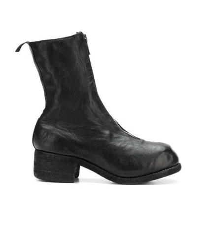 GUIDI ZIP DETAIL BOOTS