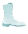 Guidi Stivali Con Zip Frontale In Blue