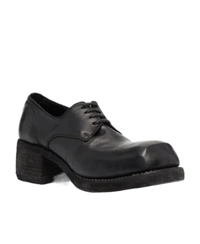 Guidi Full-grain Lace Up Business Dress Shoes In Black