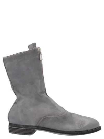 GUIDI GREY 310 ANKLE BOOTS