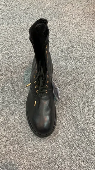 Guidi Lace-up Boots In Black