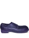 Guidi Lace-up Round-toe Boots In Purple