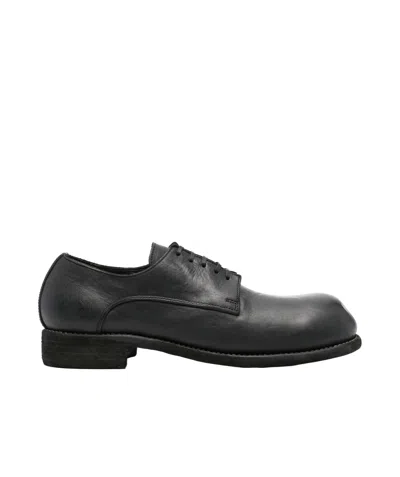 Guidi X Undercover Derby Shoes In Black